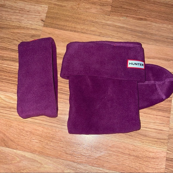Hunter Boot Socks Violet for Hunter Original Tall Boots Size Medium New With Tag - Picture 6 of 7